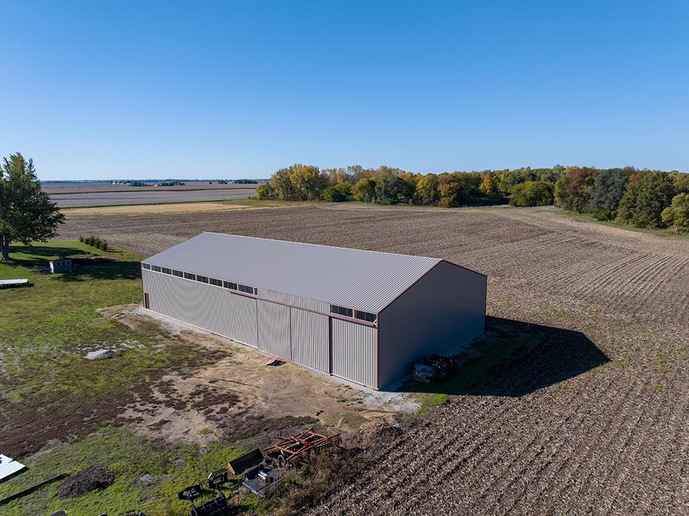Ivc Builders Annawan Il Dornfeld Trucking & Farms Agricultural Building Agricultural Storage Post Frame 08