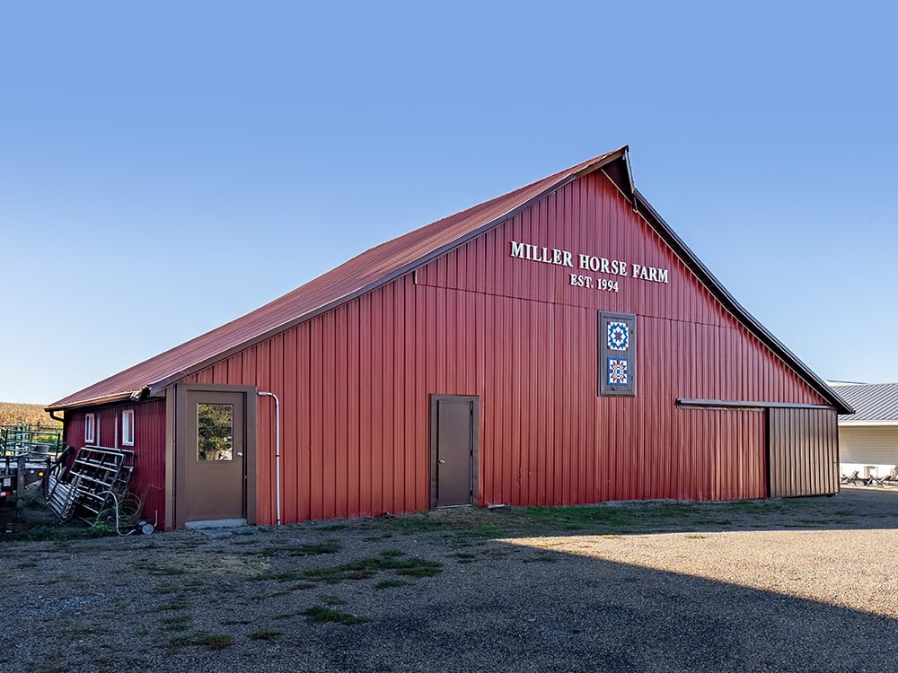 Ivc Builders Atkinson Il Miller Horse Farm Agriculture Building Riding Arena Living Quarters Post Frame 01